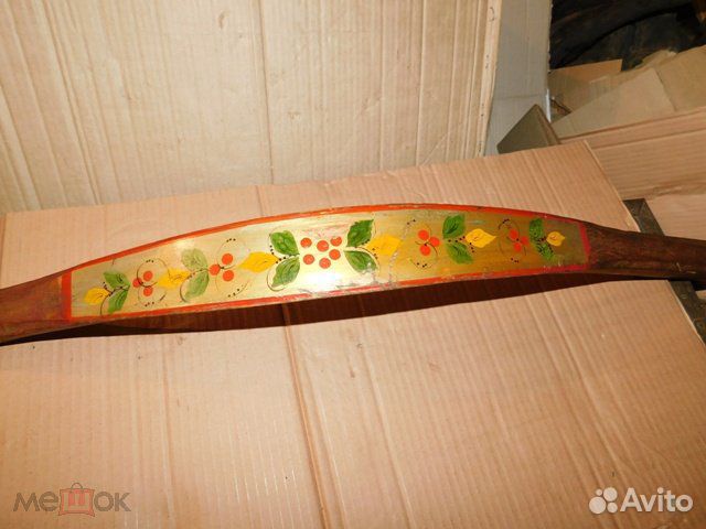 Старинное,красивое,расписное коромысло период СССР