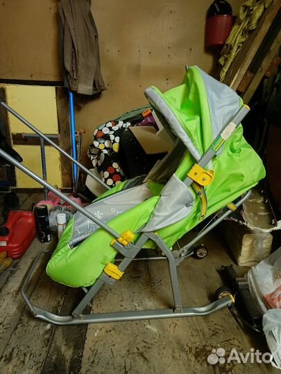 Детские санки коляска ника