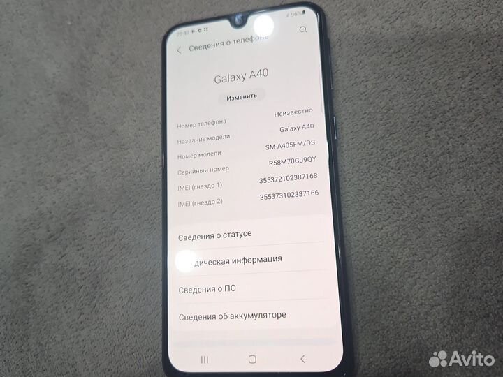 Samsung Galaxy A40, 4/64 ГБ