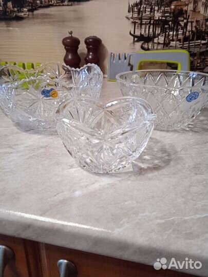 Конфетница Гусевский хрусталь