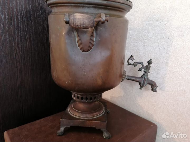 Самовар на дровах старинный