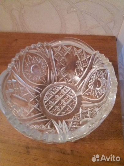Салатник хрустальный СССР и др. Посуда