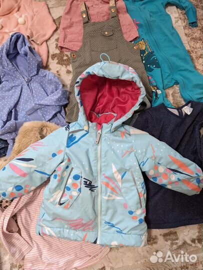 Вещи пакетом на девочку 80 86