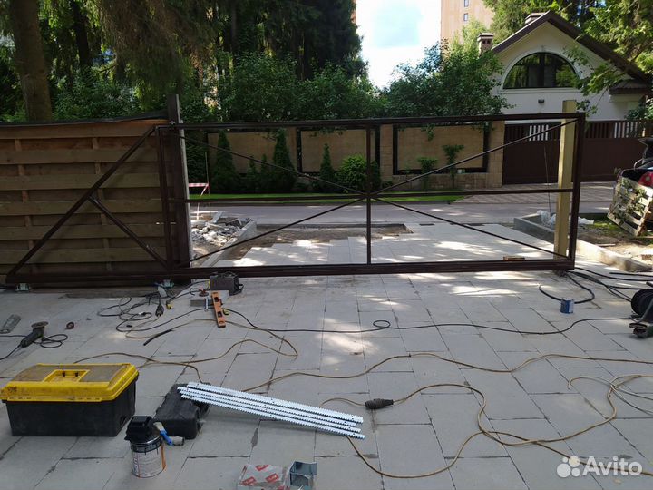 Ворота откатные автоматические