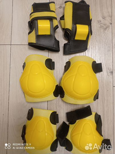 Роликовые коньки детские раздвижные, размер 30-33