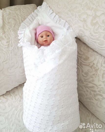 Одеяло конверт теплое малыша на выписку