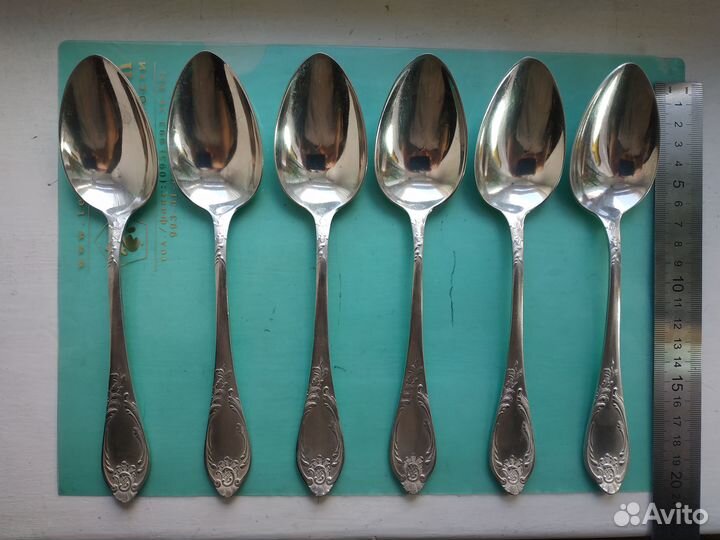 Ложки десертные СССР зиш мнц, новые, 6шт. Classic