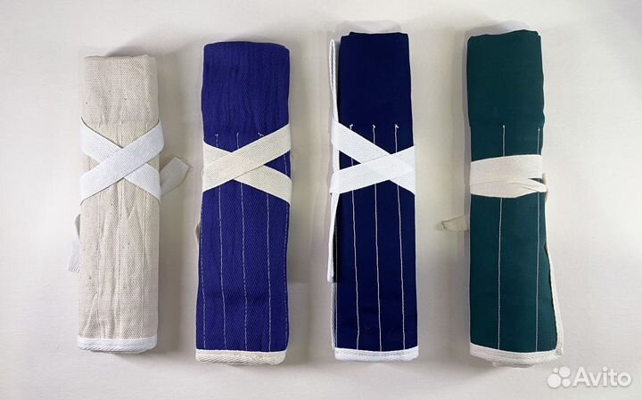 Тканевый пенал свёрток для кистей