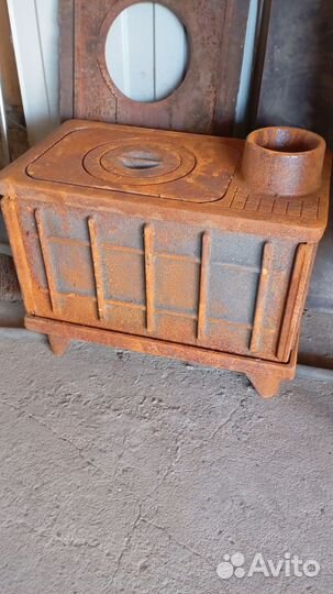 Печь буржуйка чугунная разборная ссс Р