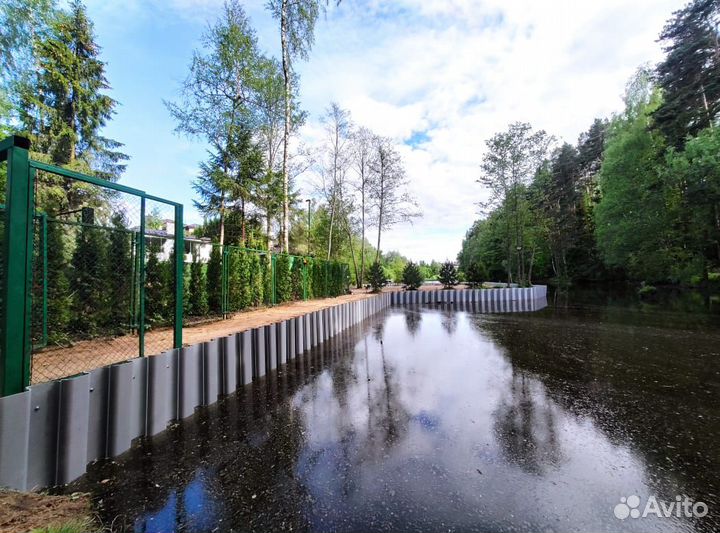 Шпунт пвх / Берегоукрепление