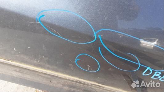 Дверь задняя левая peugeot 407 (DBE17FG01)