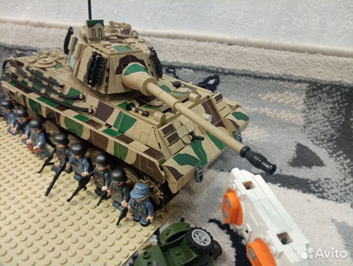 Лего модель танка, королевский тигр (тигр 2)