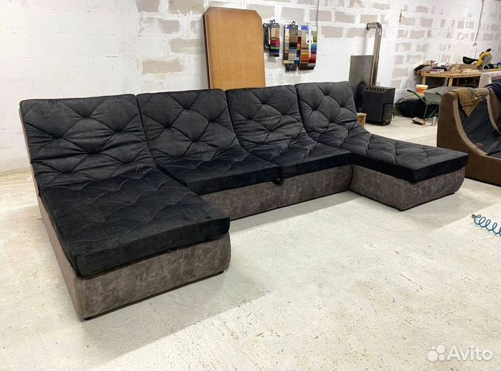 Большой угловой диван / диван раскладной