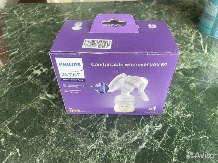 Молокоотсос avent ручной новый, не пригодился