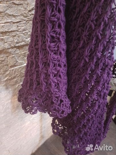 Шаль ручной работы