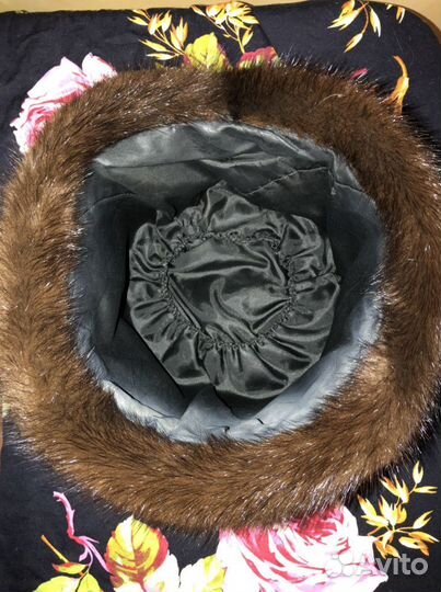 Шапка норковая женская