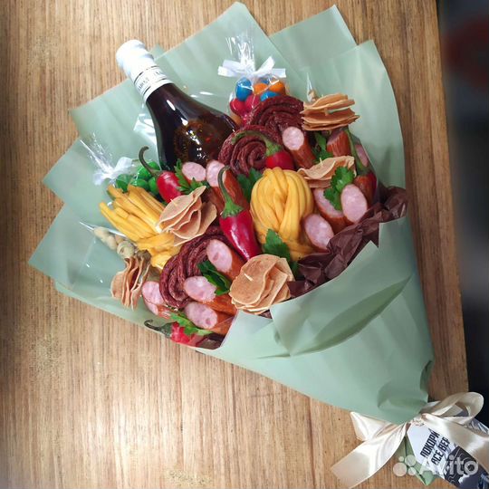 Подарок. Съедобный букет
