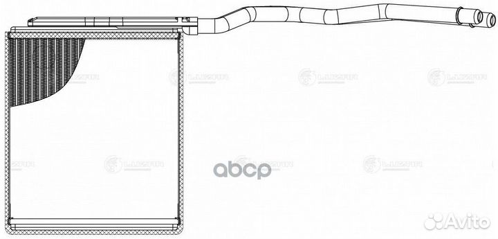 Радиатор отоп. для ам Mazda 3 (BK) (02) (LRh 2