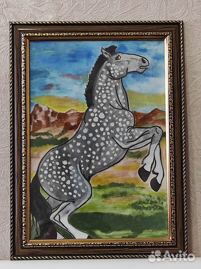 Картины лошади разные