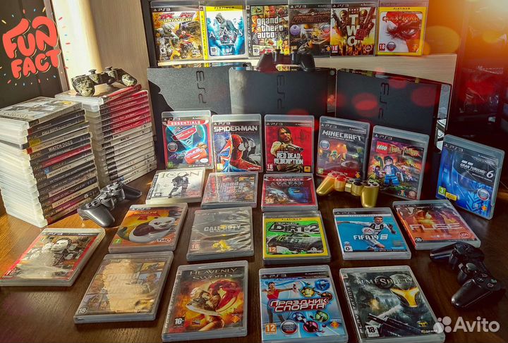 Ps3 Slim Прошитая + Топ Игры