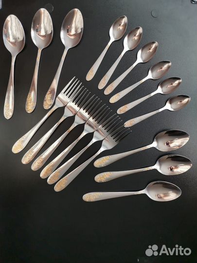 Набор столовых приборов на 6 персон из нержавейки