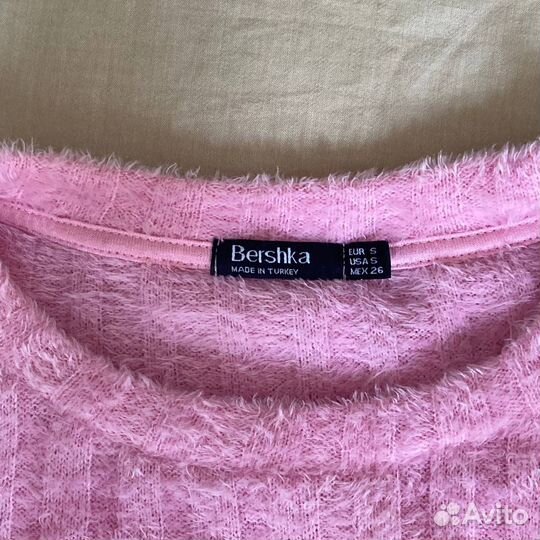 Топ плюшевый bershka