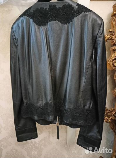 Blumarine кожаная куртка