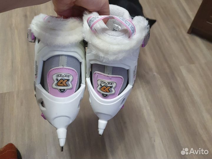 Коньки детские раздвижные 32-35