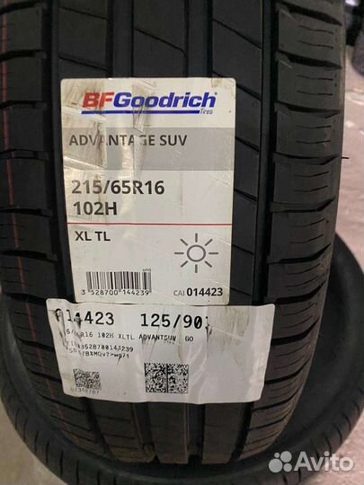 Bfgoodrich Advantage SUV 215/65 R16 102H