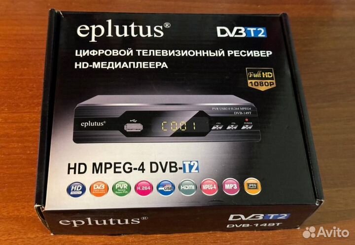 TV приставка ресивер еplutus DVB-149T