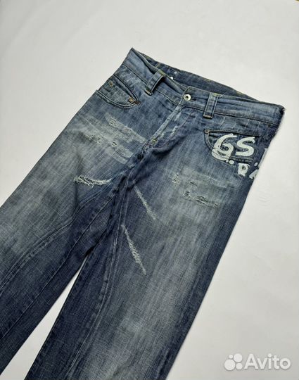 Джинсы G-Star Archive Low Loose Distressed