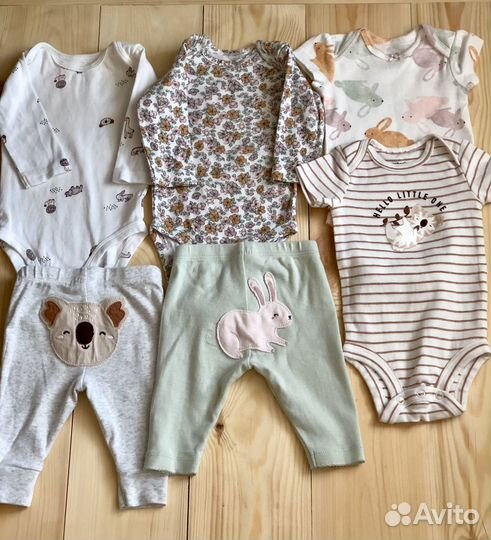 Большой комплект Carter's (оригинал) боди и штаны