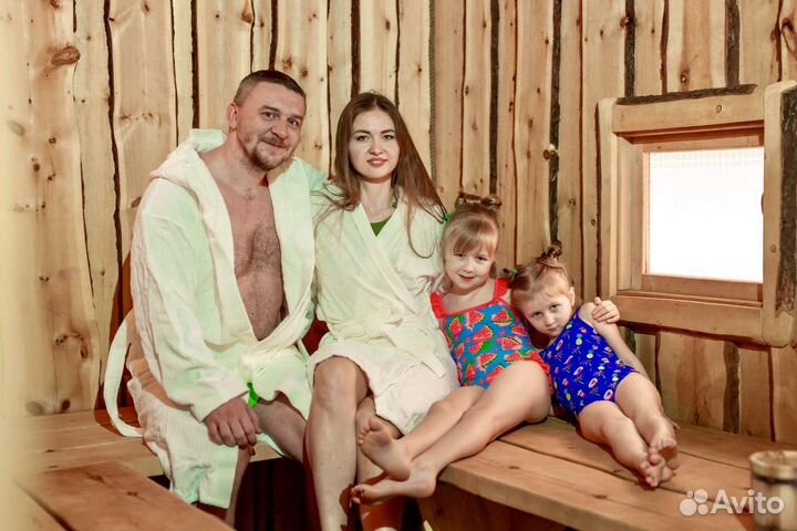 Баня семейная на дровах