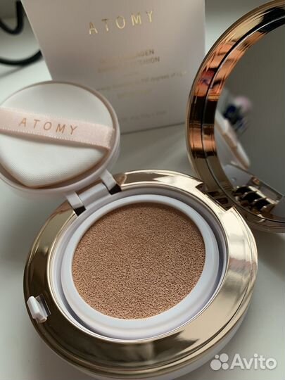 Atomy кушон с коллагеном и золотом spf 45