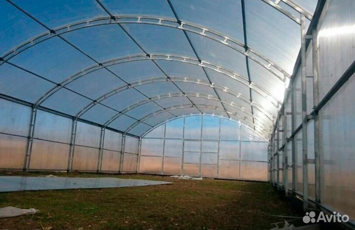 Теплица прямостенная 5*4 с поликарбонатом