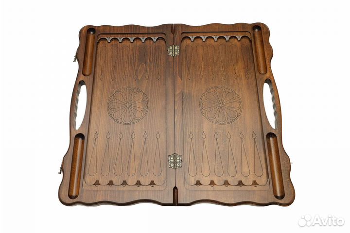 Нарды и шашки резные Царский символ 61 х 66 см бук Армения 62743