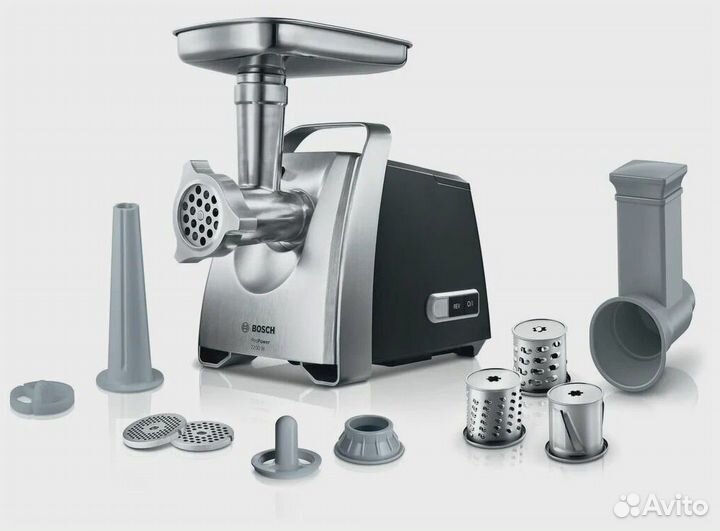 Мясорубка Bosch MFW 68640, черный/серебристый