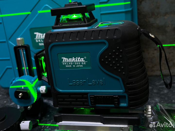 Лазерный уровень makita 4D нивелир 16 линий