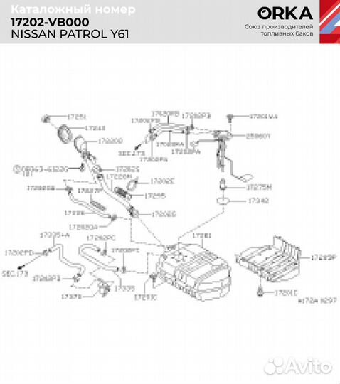 Бак Nissan Patrol
