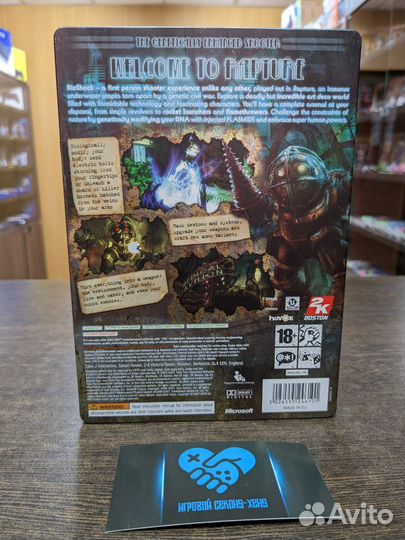 Bioshock Steelbook. Лицензия для Xbox 360 X360