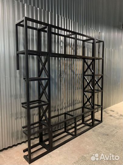 Дровница лофт