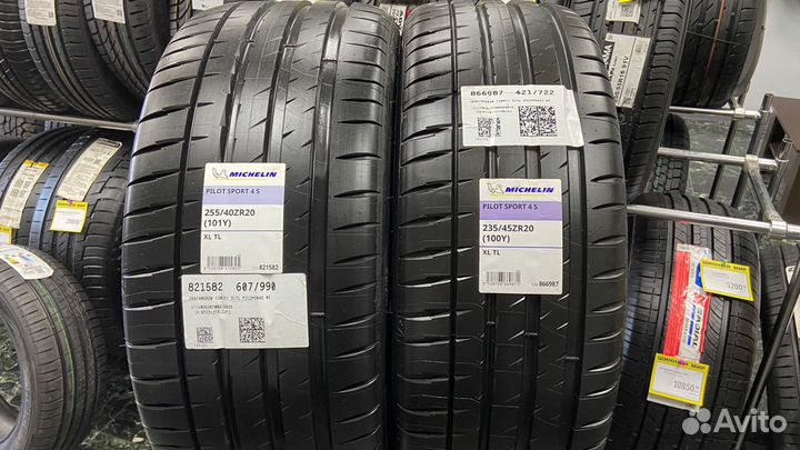 Michelin Pilot Sport 4 S 235/45 R20 и 255/40 R20 101Y