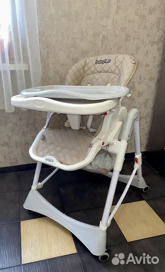 Стульчик для кормления babyton кофейный