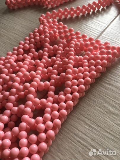 Сумка с отделкой из бисера zara