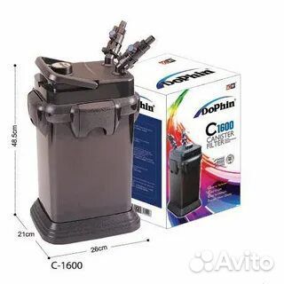 Внешний канистровый фильтр для аквариума