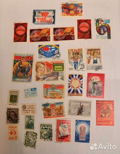 Почтовые марки разные