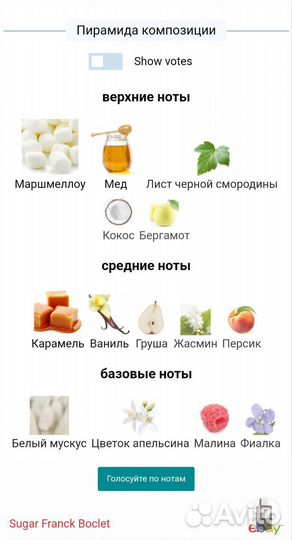 Парфюм Franck Boclet Sugar