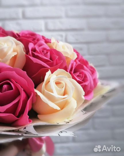 Букеты из мыльных роз. Подарок учителю