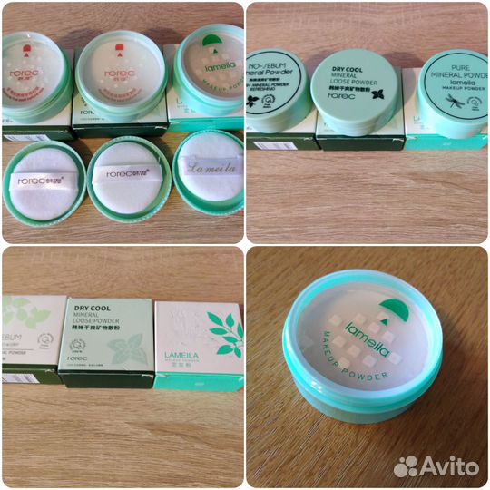 Бесцветная матирующая и рассыпчатая пудра