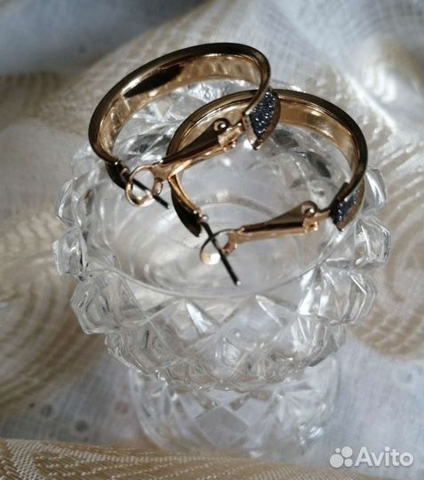 Серьги кольца